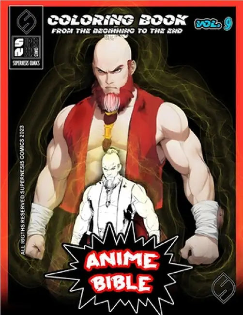 Anime Bible From The Beginning To The End Vol. 9: Coloring book by Javier Ortiz