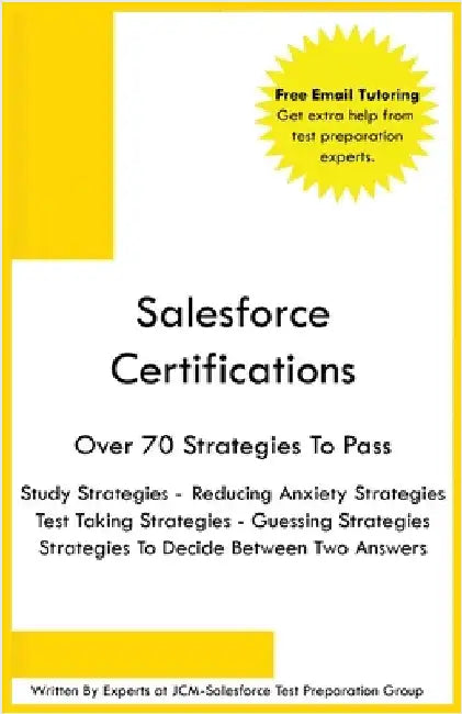 Salesforce Certifications by Test Preparation Group, Jcm-Saleforce