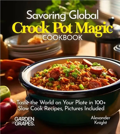 Savoring Global Crock Pot Magic Cookbook: From Mexican Carnitas, Chinese Five-Spice Chicken To Vietnamese Pho, Taste the World on Your Plate With 100+ by Knight, Alexander