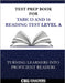 Test Prep Book for TABE 13 and 14 Reading Test Level A by Coaching for Better Learning