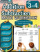 Addition and Subtraction Math Workbook 3rd and 4th Grade: Word Problems Grade 3-4, Addition and Subtraction with Regrouping Activities, Multi-Operatio by Mathflare Publishing
