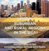 Urban, Suburban and Rural Regions in the USA American Culture for Kids - Communities Edition 3rd Grade Social Studies by Baby Professor
