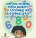 Can You Arrange These Numbers in Ascending and Descending Order? - Math Books First Grade Children's Math Books by Baby Professor