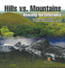 Hills vs. Mountains: Knowing the Difference - Geology Books for Kids Children's Earth Sciences Books by Baby Professor