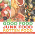 Good Food, Junk Food, Rotten Food - Science Book for Kids 5-7 Children's Science Education Books by Baby Professor