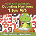 Pre K Math Workbook: Counting Numbers 1 to 50 (Baby Professor Learning Books) by Baby Professor