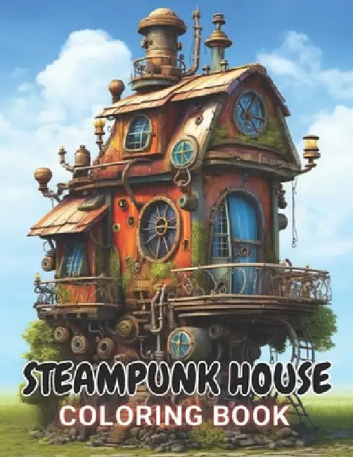 Steampunk House Coloring Book: 100+ High-Quality and Unique Coloring Pages For All Fans by Jeanette Schoen
