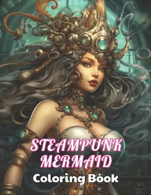 Steampunk Mermaid Coloring Book: High Quality +100 beautiful desings for all ages, A lot of Fun by Violet Torphy