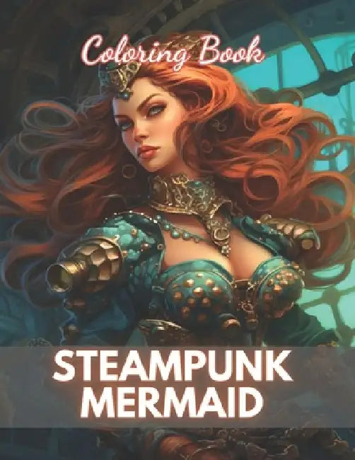 Steampunk Mermaid Coloring Book: New Edition And Unique High-quality illustrations Coloring Pages by Eliseo Johnston