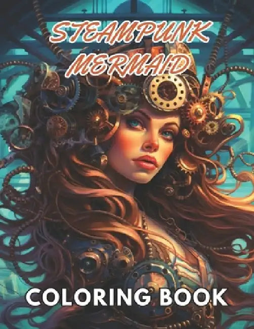 Steampunk Mermaid Coloring Book: High Quality +100 Beautiful Designs for All Fans by Ressie Bradtke