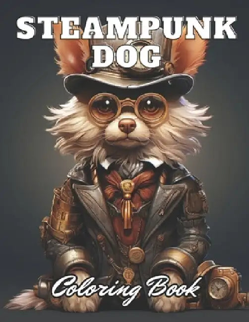 Steampunk Dog Coloring Book: High Quality +100 Adorable Designs by Zechariah Prohaska