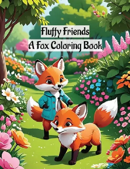 Fluffy Friends: A Fox Coloring Book by Jibril Kotita
