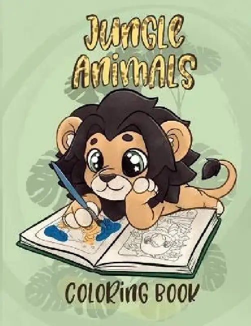 Jungle Animals  Coloring Books For Kids
