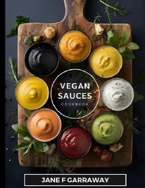 The Vegan Sauces Cookbook: 70+ Quick and Easy Homemade Delicious Plant-Based Recipes For Salad Dressings, Dips, Salsas, and Condiments Includes O by Garraway, Jane