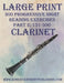 Large Print: 300 Progressive Sight Reading Exercises for Clarinet: Part 2: 151 - 300 by Robert Anthony