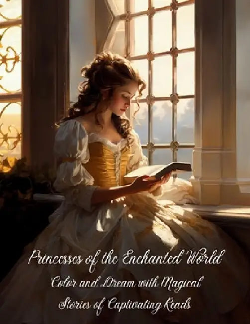 Princesses of the Enchanted World: Color and Dream with Magical Stories of Captivating Reads! Coloring Book by David Liberati