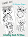 Cute Animals Vol. 2: Colorig Book for Kids with 55 Pages by Madeg Art