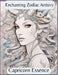 Enchanting Zodiac Artistry: Capricorn Essence by Alexandra Axecape