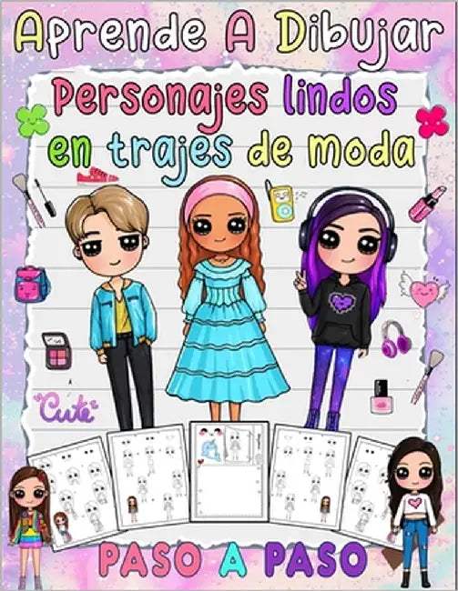 aprende a dibujar Personajes lindos en trajes de moda: Como dibujar personajes de moda con atuendos de moda con este tutorial paso a paso by Modepress, Kellner