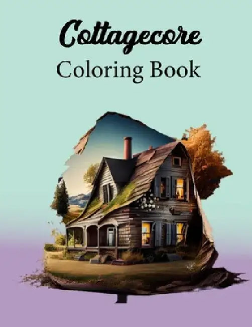 Cottagecore Coloring Book: CottageCore Flowers Coloring Book for Adults Relaxation by Sam17 Production
