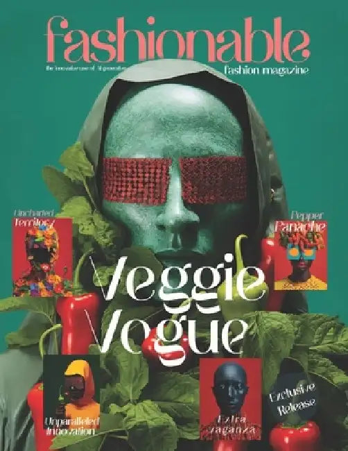 Fashionable Magazine: Veggie Vogue - Exclusive Release.: The Pepper Revolution: A Fashion Revelation - Special Issue - Fashion models Create by Beshoy Shenouda Mahrous