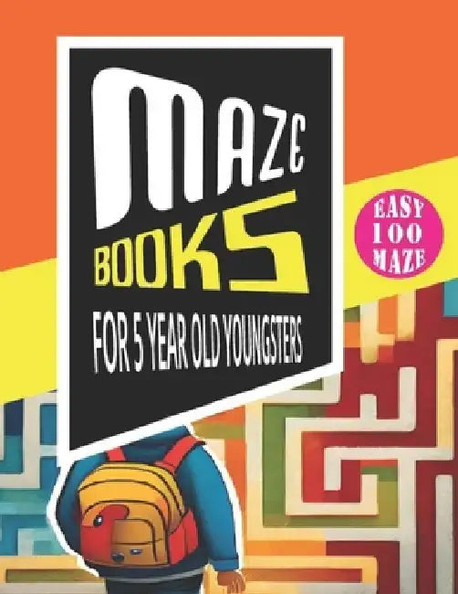 Maze Books For 5 Year Old Youngsters: Interactive Btain-Teasing Adventure for 5-Year-Olds by Kss Prokasoni