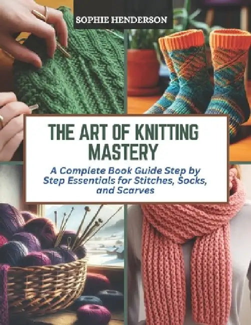 The Art of Knitting Mastery: A Complete Book Guide Step by Step Essentials for Stitches, Socks, and Scarves by Sophie Henderson