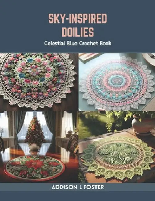 Sky-Inspired Doilies: Celestial Blue Crochet Book by Addison L. Foster