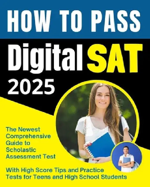 How to Pass Digital SAT: The Newest Comprehensive Scholastic Assessment Test; Exam Prep Guide with High Score Tips and Practice Tests for Teens by Jordan Sterling