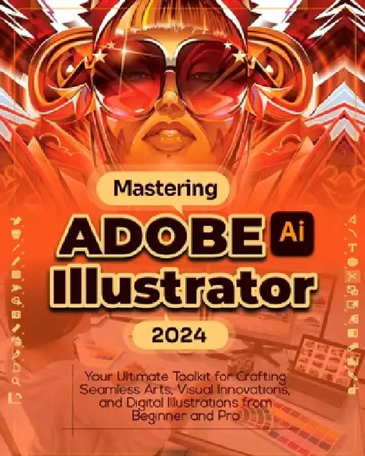 Mastering Adobe Illustrator 2024: Your Ultimate Toolkit for Crafting Seamless Arts, Visual Innovations and Digital Illustrations from Beginner to Pro by McBunny Albert