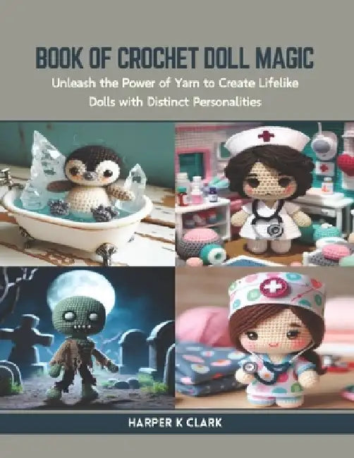 Book of Crochet Doll Magic: Unleash the Power of Yarn to Create Lifelike Dolls with Distinct Personalities by Harper K. Clark