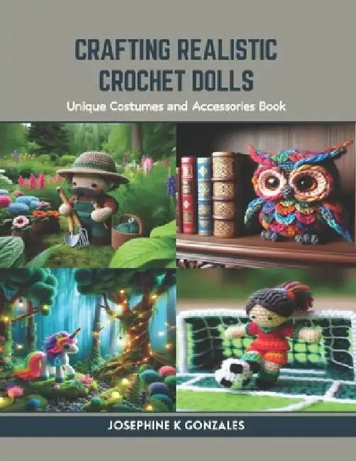 Crafting Realistic Crochet Dolls: Unique Costumes and Accessories Book by Josephine K. Gonzales