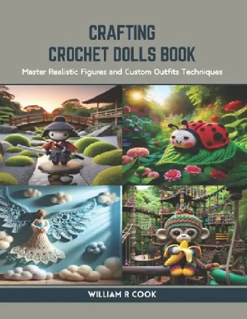 Crafting Crochet Dolls Book: Master Realistic Figures and Custom Outfits Techniques by William R. Cook