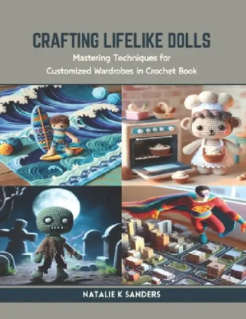 Crafting Lifelike Dolls: Mastering Techniques for Customized Wardrobes in Crochet Book by Natalie K. Sanders