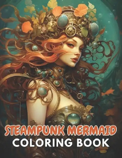 Steampunk Mermaid Coloring Book: New and Exciting Designs Suitable for All Ages by Ibrahim McDermott