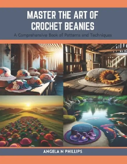 Master the Art of Crochet Beanies: A Comprehensive Book of Patterns and Techniques by Angela N. Phillips