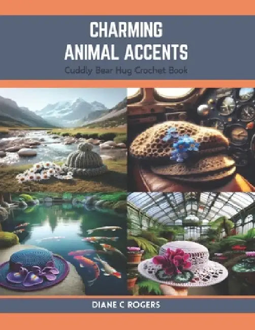 Charming Animal Accents: Cuddly Bear Hug Crochet Book by Diane C. Rogers