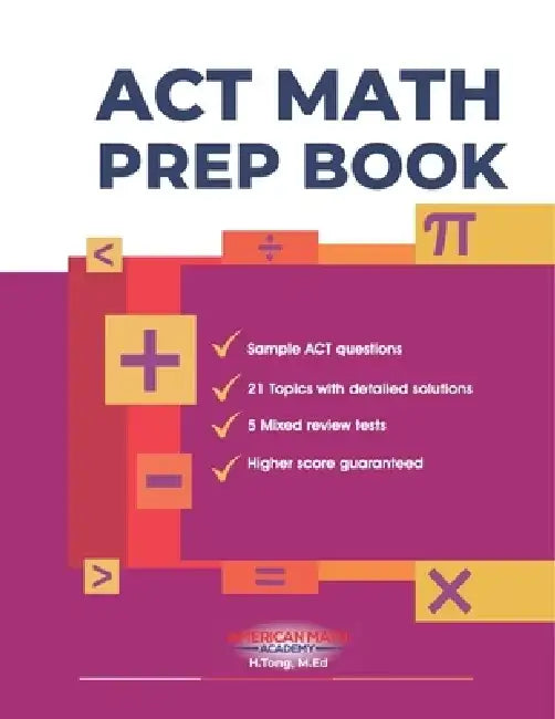 ACT Math Prep Book by American Math Academy