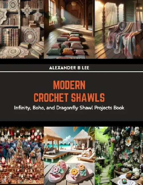 Modern Crochet Shawls: Infinity, Boho, and Dragonfly Shawl Projects Book by Alexander B. Lee