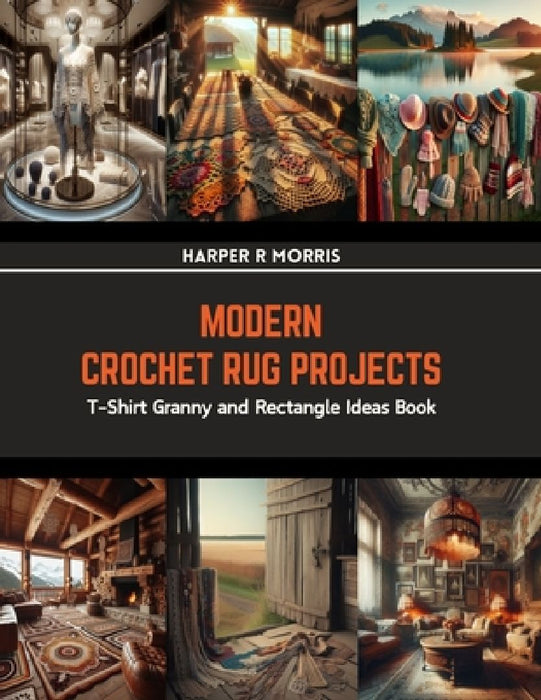 Modern Crochet Rug Projects: T-Shirt Granny and Rectangle Ideas Book by Harper R. Morris