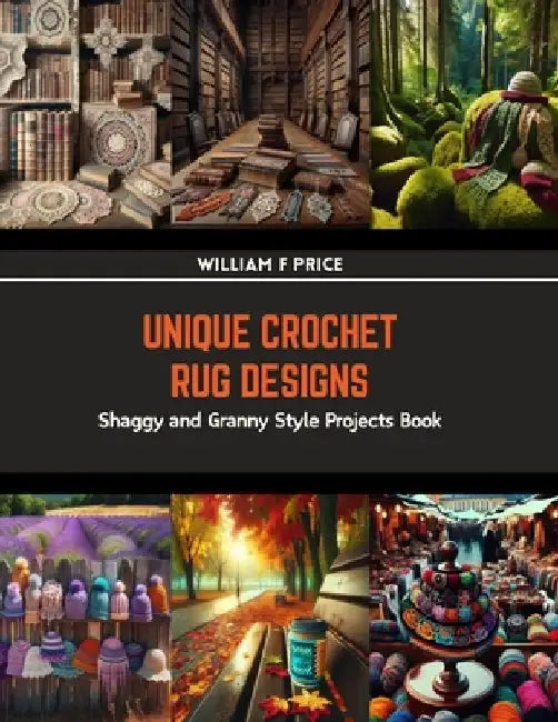 Unique Crochet Rug Designs: Shaggy and Granny Style Projects Book by William F. Price