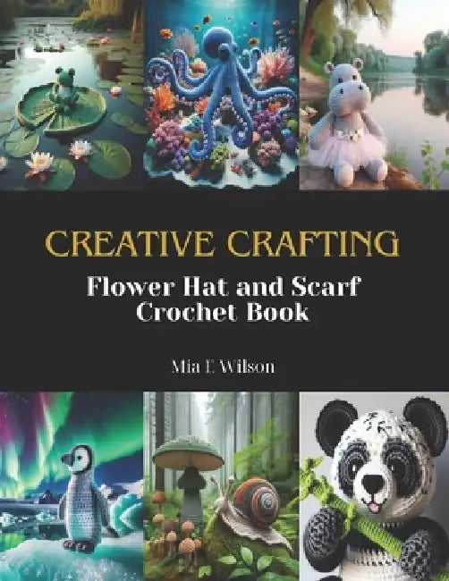 Creative Crafting: Flower Hat and Scarf Crochet Book by Mia E. Wilson