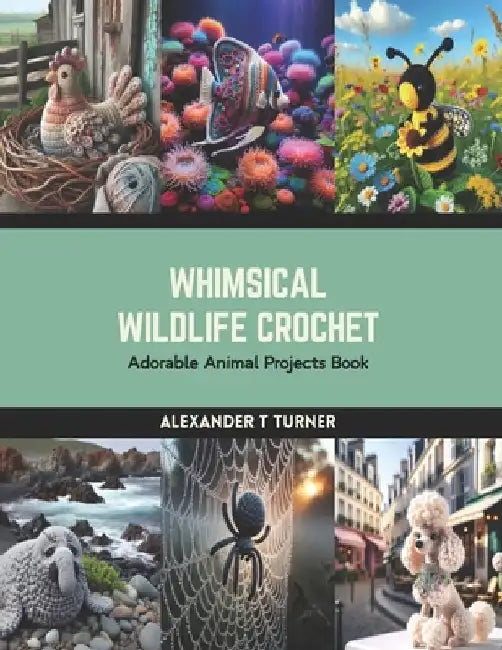 Whimsical Wildlife Crochet: Adorable Animal Projects Book by Alexander T. Turner