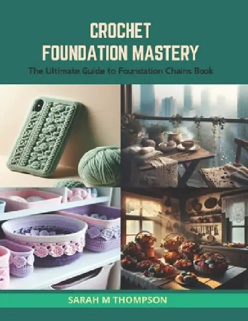 Crochet Foundation Mastery: The Ultimate Guide to Foundation Chains Book by Sarah M. Thompson