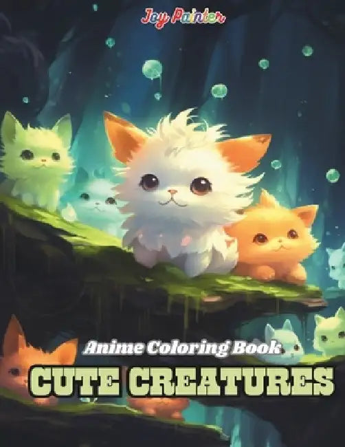 Anime Coloring Book: Cute Creatures: Mystical Manga Moments by Joy Painter Books