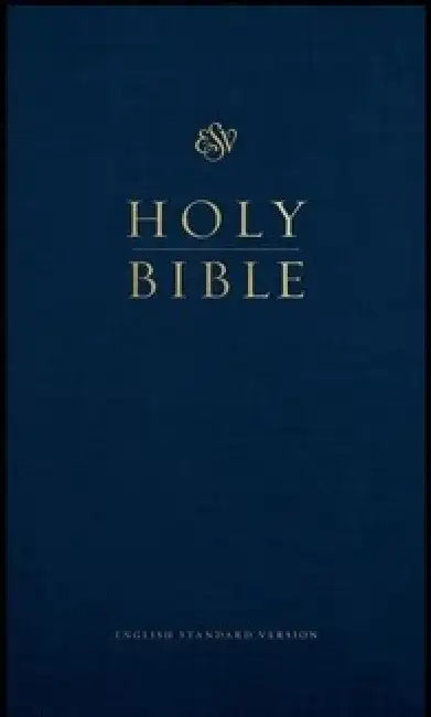 ESV Church Bible, Large Print (Hardcover, Blue) by Esv Bibles