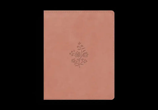 ESV Single Column Journaling Bible (Trutone, Blush Rose, Wildflower Design)