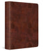 ESV Single Column Journaling Bible (Trutone, Chestnut, Leaves Design) by 