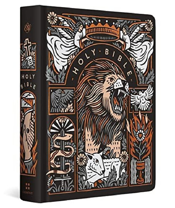 ESV Single Column Journaling Bible, Artist Series, Red Letter (Hardcover, Joshua Noom, the Lion and the Lamb) by Joshua Noom