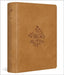 ESV Single Column Journaling Bible, Large Print (Trutone, Nubuck Caramel, Wildflower Design) by Esv Bibles